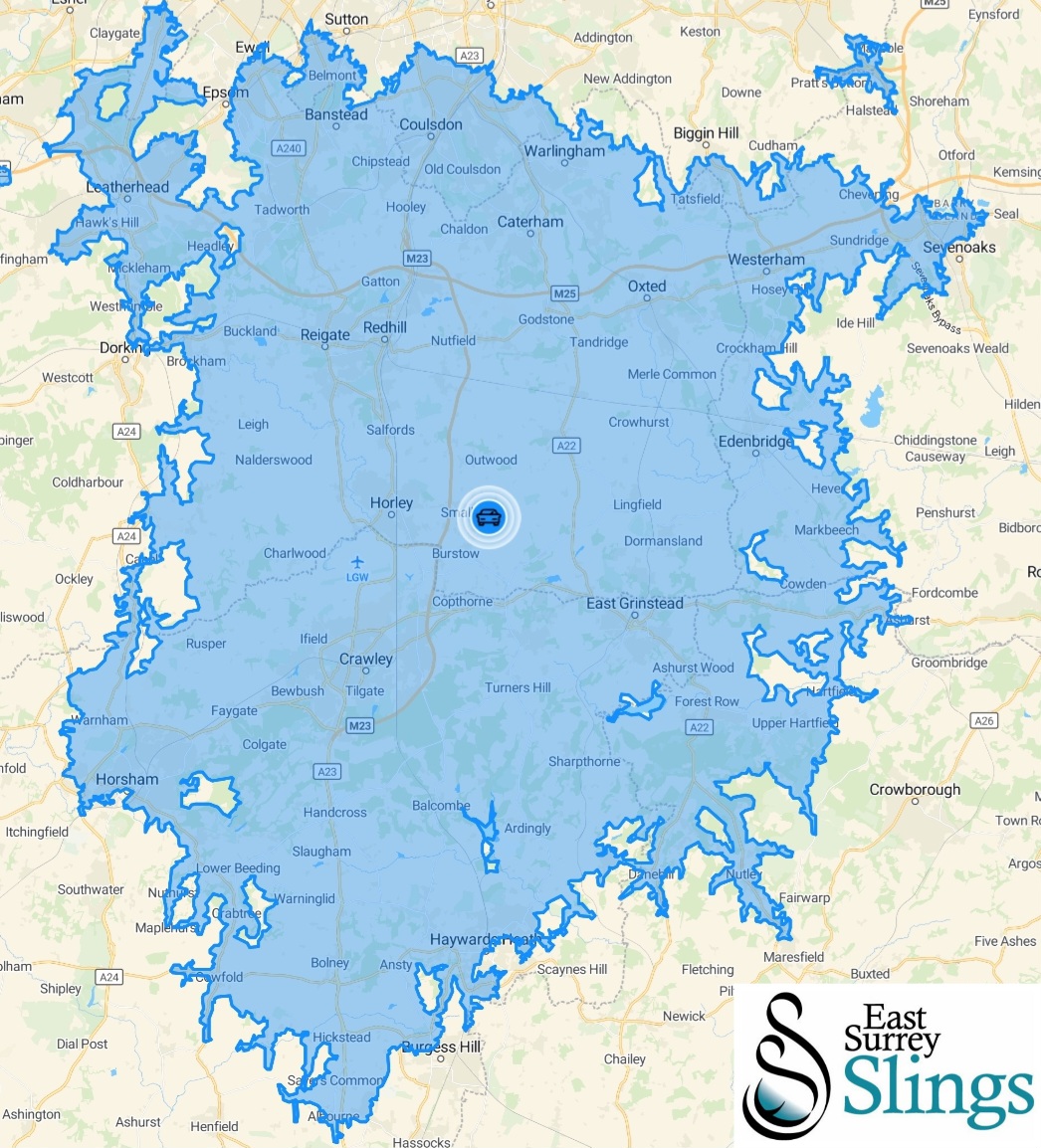 Map of home visit area